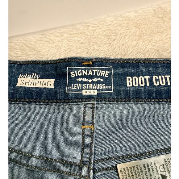 Signature by Levi Strauss Co Gold Boot Cut Totally Shaping 14M W32 L32 - Picture 6 of 10